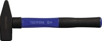 Tecwerk Schlosserhammer 300g Stiel-L.300mm 3K-Stiel m.Stahlschutzh&uuml;lse