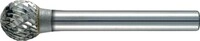Tecwerk Fr&auml;sstift KUD D.6mm Kopf-L.5mm Schaft-D.3mm HM Verz.Kreuz