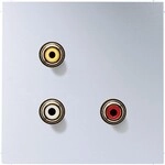Jung Multimedia-Anschluss alu MA AL 1031 MAAL1031