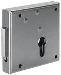 Amf Gittertor-Riegelschloss 100 DIN li.PZ aufliegend 65mm 12005