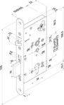 Assa Abloy effeff Sicherheitsschloss 709 709X701PZ---G45