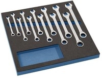 Tecwerk Werkzeugmodul 12-tlg.2/3-Modul Schl&uuml;sswelweiten 8-19mm