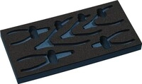 Tecwerk Werkzeugmodul Leereinlage 1/3-Modul 2000&nbsp;871&nbsp;242 6-tlg.
