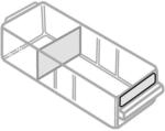 10 Stk. Raaco Etikettensatz 48 St.B64xH10mm f.Schubladentyp C wei&szlig;/klar