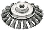 Lessmann Zopfkegelb&uuml;rste D.115mm Gew.Drahtst&auml;rke 0,5mm STA 12mm 15000min-&sup1;
