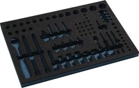 Tecwerk Werkzeugmodul Leereinlage 3/3-Modul 2000&nbsp;871&nbsp;254 71-tlg.
