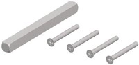 Tecwerk Bef-set.NW-400-70 3xM4 inkl.H&uuml;lse,2x 3,9x24 4-KT.9mm