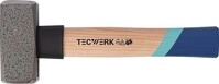 Tecwerk F&auml;ustel Kopf-G.2000g Hickory Stielschutzh&uuml;lse