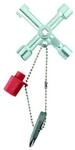 Weidm&uuml;ller Schaltschrankschl&uuml;ssel Cross-Key Universal 9918130000
