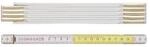 Bmi Gliederma&szlig;stab 9143 L.3m B.16mm mm/cm EG III Buche wei&szlig;-gelb 984914300WG