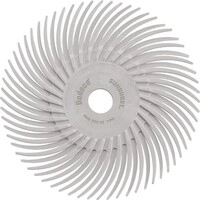 12 Stk. Tyrolit Radialb&uuml;rstenscheibe PREMIUM SUNBURST D.9,53mm K.120 wei&szlig;