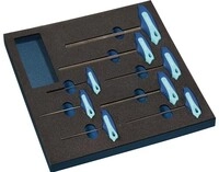 Tecwerk Werkzeugmodul 8-tlg.2/3-Modul Schl&uuml;sswelweiten 2-10mm