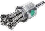 Lessmann Pinselb&uuml;rste D.22mm Drahtst&auml;rke 0,35mm VA 454378