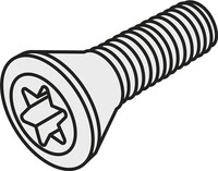 Pramet Torx-Senkkopfschraube ISO US 68026-T30P Bruttogewicht 7,6g