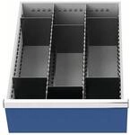 Schubladenunterteilungsmaterial Front-H.200mm 2L&auml;ngs-/6Querteiler...
