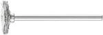 10 Stk. Pferd Tools Minirundb&uuml;rste RBU 1602/3 INOX 0,10 D16xB2xL3mm VA PFERD