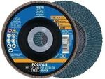 10 Stk. Pferd Tools F&auml;cherschleifscheibe D.125mm K.40 fl.VA (INOX) ZK Z PFERD