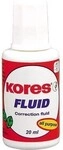 Kores Korrekturmittel Fluid KF66101 20ml Pinsel wei&szlig; 173010700