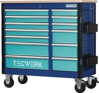 Tecwerk Rollwerkbank PLUS 2.0 S Au&szlig;en-B1150xT500xH1015mm Schubl.13 30kg 500kg
