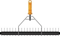 Fiskars Rasenl&uuml;fter OneClick Arbeits-B.360mm Zinken-L.60mm 21 Zinken 1080679