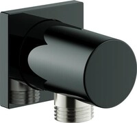 Grohe Wandanschlussbogen Rainshower 27076 Au&szlig;engewinde hard graphite 27076A00