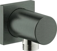Grohe Wandanschlussbogen Rainshower 27076 Au&szlig;engewinde hard graphite geb.