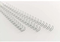 Gbc Drahtbinder&uuml;cken RG810697 DIN A4 10mm silber 100 St./Pack. 125666595