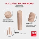 100 Stk. TOX-D&uuml;bel-Techn. Holzd&uuml;bel Boltfix wood 8/40 015200141