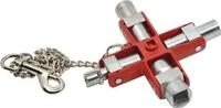 Schuebo Doppel-Schaltschrankschl&uuml;ssel SuBMaster 9 in 1 14 Funktionen