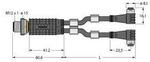 Turck Zweifachverteiler VBRS4.42PKW3S1/1/TXL 6630433