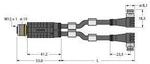 Turck Zweifachverteiler VBRK4.42PSW3S2/2/TEL 6630441