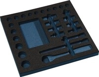 Tecwerk Werkzeugmodul Leereinlage 2/3-Modul 2000 871 248 27-tlg.