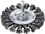 Lessmann Rundb&uuml;rste D.75mm Drahtst&auml;rke 0,5mm VA glatt 12mm 25000min-&sup1; 10