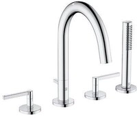 Kludi NOVA FONTE 4Loch Wannenarmatur PURISTIC chrom Kludi GmbH & Co. KG