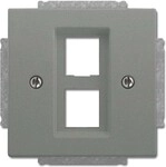 Busch-Jaeger Zentralscheibe gr/metal 2561-02-803 2CKA001753A0316