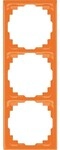 Jung Rahmen 3-fach orange CD 583 K O CD583KO