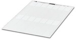 10 Stk. Phoenix Contact Kabelmarker-Etikett WML 36 (25X38)A4 0830697