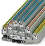 50 Stk. Phoenix Contact Mehrstock-Klemme PT 1,5/S-PE/L/N 3213755