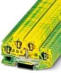50 Stk. Phoenix Contact SL-Klemmblock, gnge STTB 4-PE 3036039