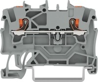 100 Stk. WAGO GmbH & Co. KG 2-Leiter-Durchgangsklemme 2201-1201