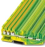 50 Stk. Phoenix Contact Schutzleiter-Reihenklemme PT 2,5-HEXA/3P-PE 3040052