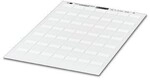 10 Stk. Phoenix Contact Kabelmarker-Etikett WML 7,5 (25X13)A4 0830691