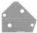 100 Stk. WAGO GmbH & Co. KG Abschlussplatte 1mm 236-600