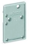 100 Stk. WAGO GmbH & Co. KG Abschlussplatte anrastbar 741-100