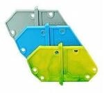 25 Stk. WAGO GmbH & Co. KG Abschlussplatte anrastbar 826-158/000-006