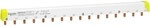 5 Stk. Schneider Electric Phasenschiene Steg 3P+N A9XPH416