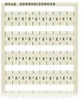 5 Stk. WAGO GmbH & Co. KG WSB-Beschriftungskarte 209-500/209-035