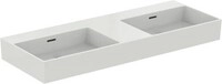 Ideal Standard IS Doppelwaschtisch Extra 1215 mm o.Hl mit &Uuml;berlauf geschliffen