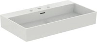 Ideal Standard IS Waschtisch Extra 815 mm 3 Hahnl&ouml;cher mit &Uuml;berlauf