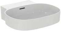 Ideal Standard IS Waschtisch Linda-X o.Hl. m.&Uuml;l. 500x480x135mm geschliffen
